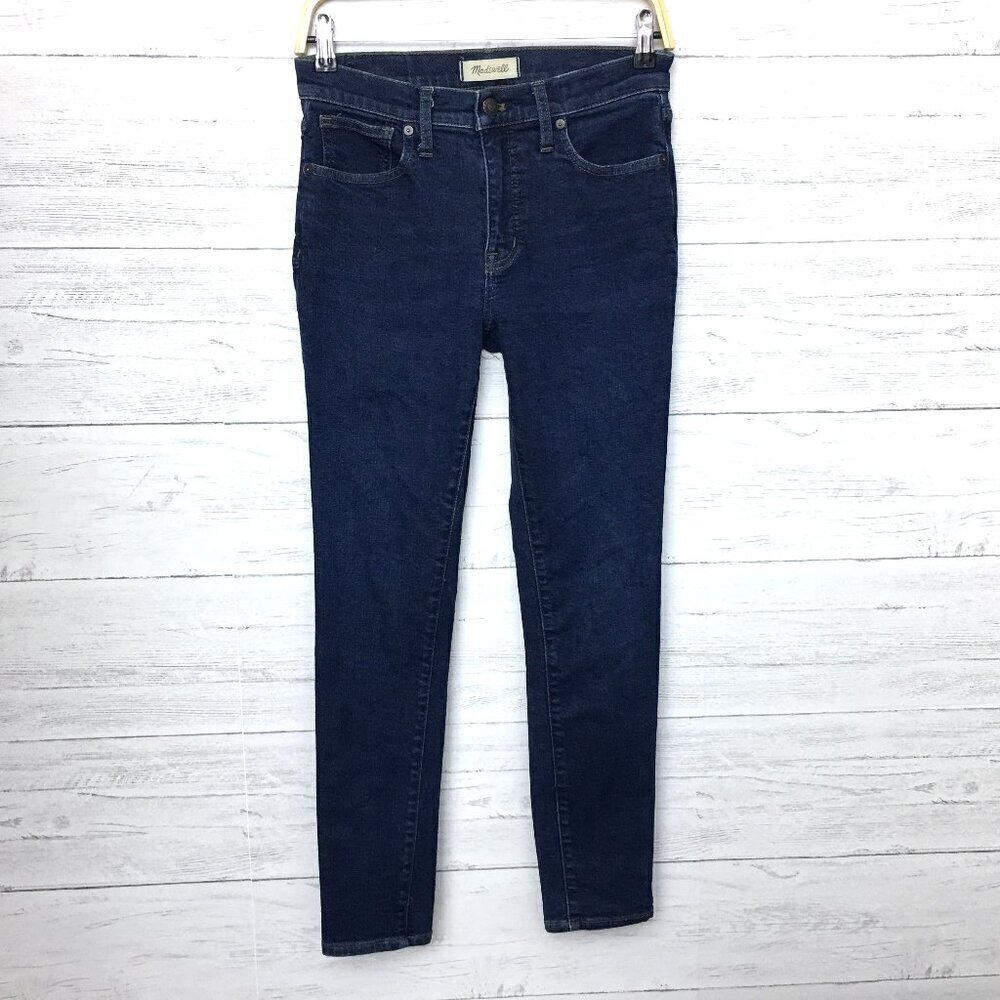 Madewell Women's Skinny Jeans 9" Mid Rise Stretch MA938 size 27 length 28"